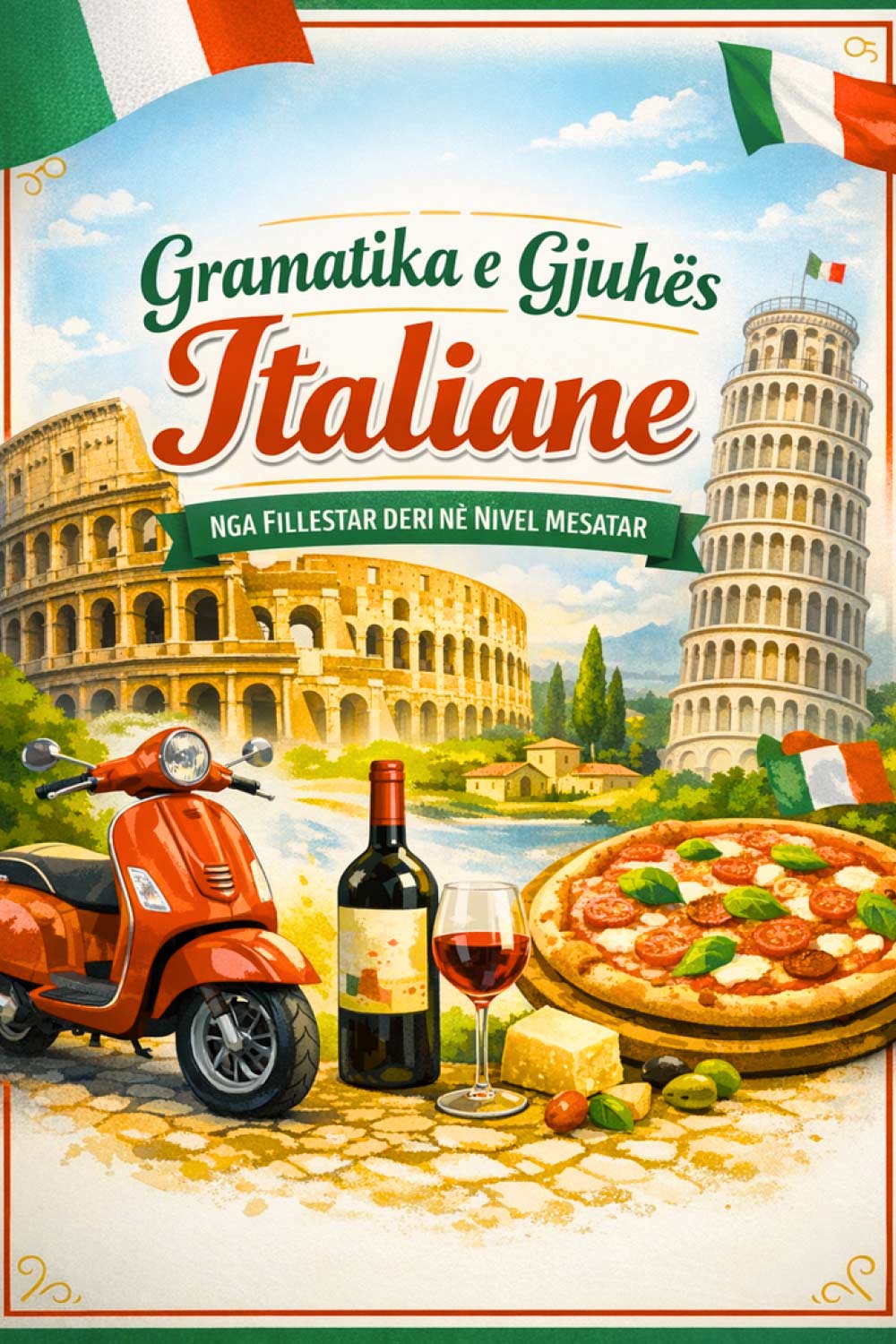 Gramatika e Gjuhës Italiane – Nga Fillestar deri në Nivel Mesatar